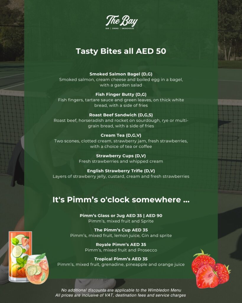 Wimbledon Fever Hits The Bay!