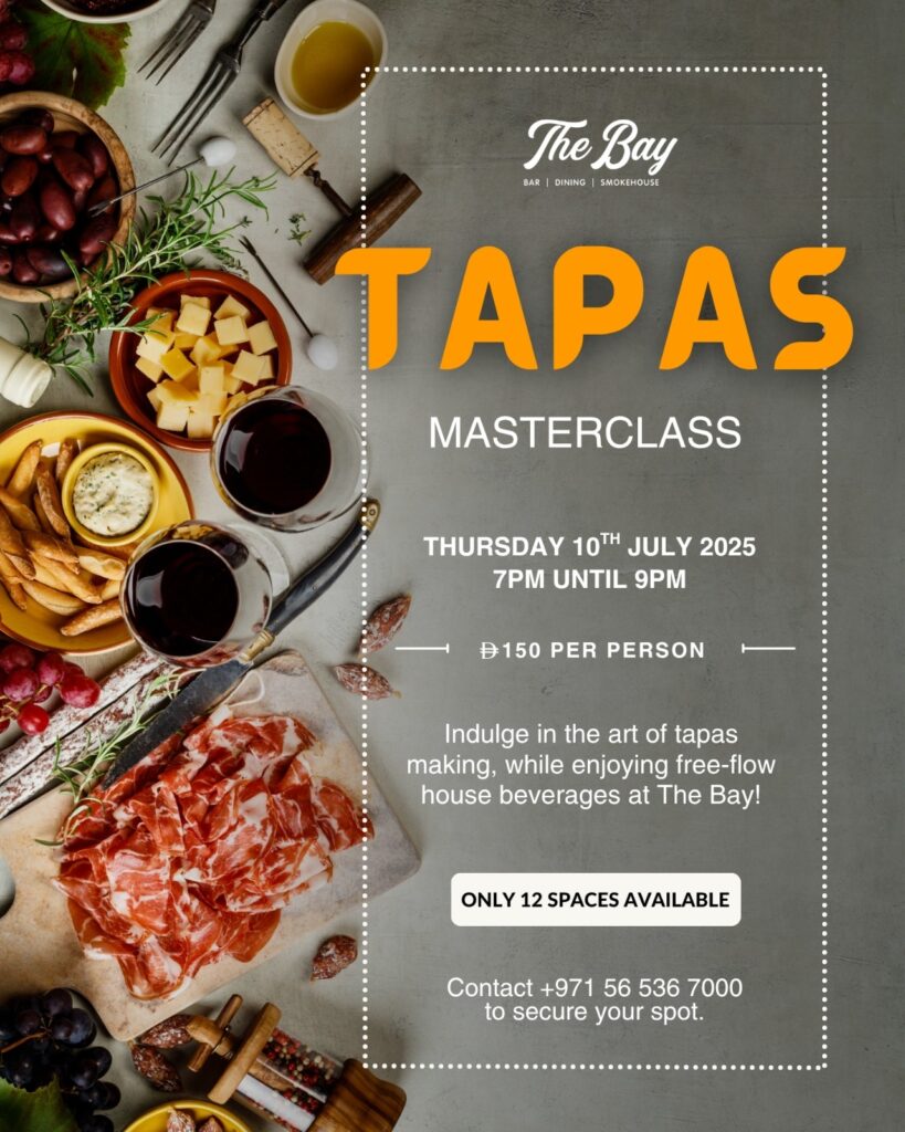 TAPAS MASTERCLASS at THE BAY!