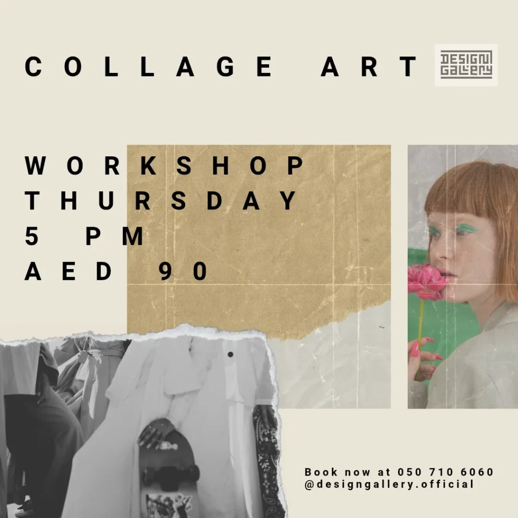 Collage Art Workshop at The Design Gallery