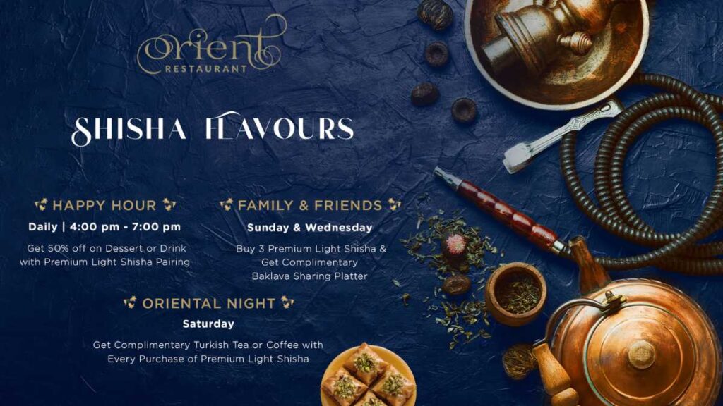 shisha offers Rixos Al Mairid