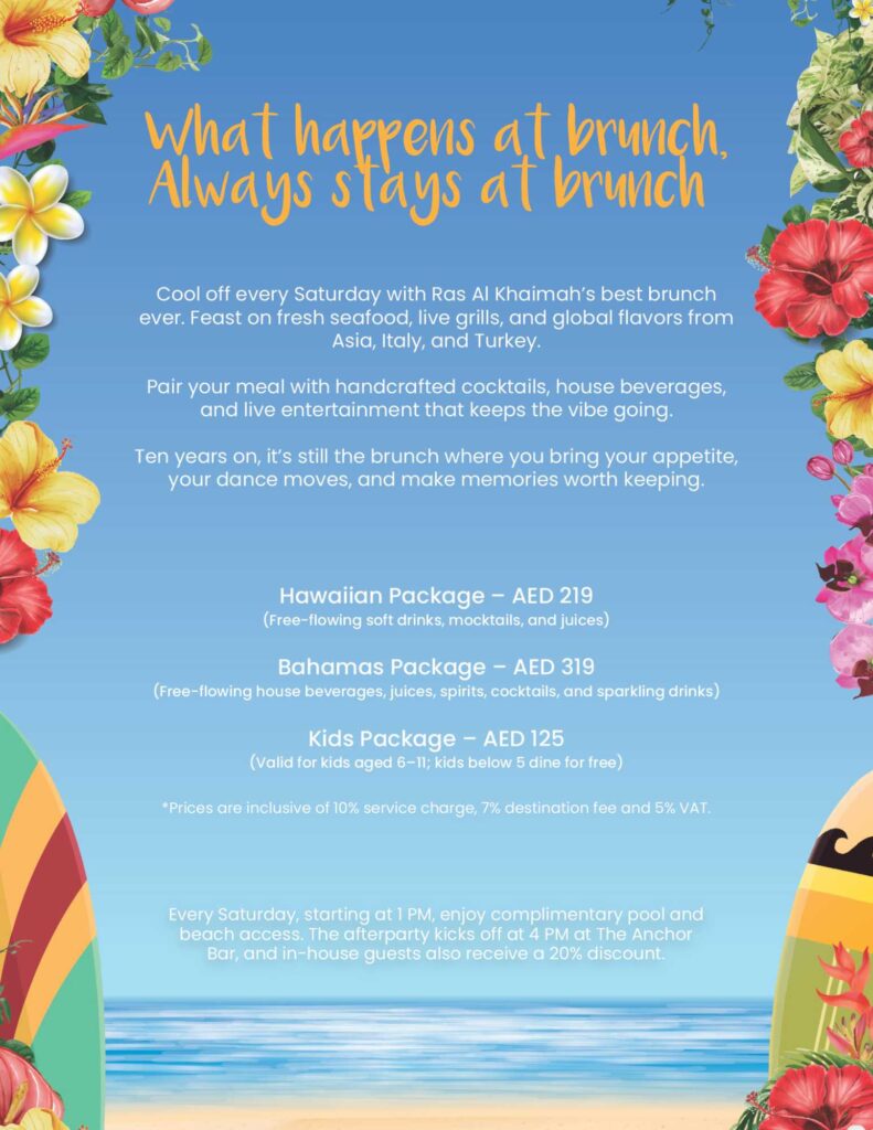 RAK’s Biggest Brunch Turns 10: Islander’s Brunch is Back This October