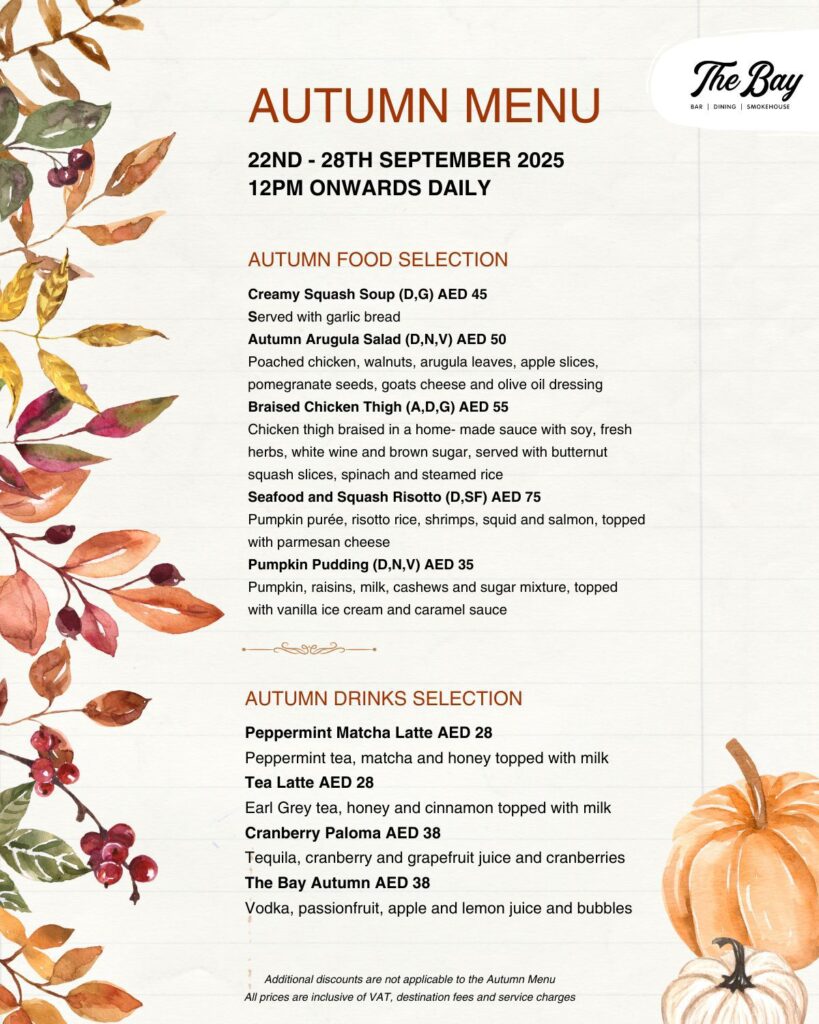 Autumn Indulgence Awaits at The Bay