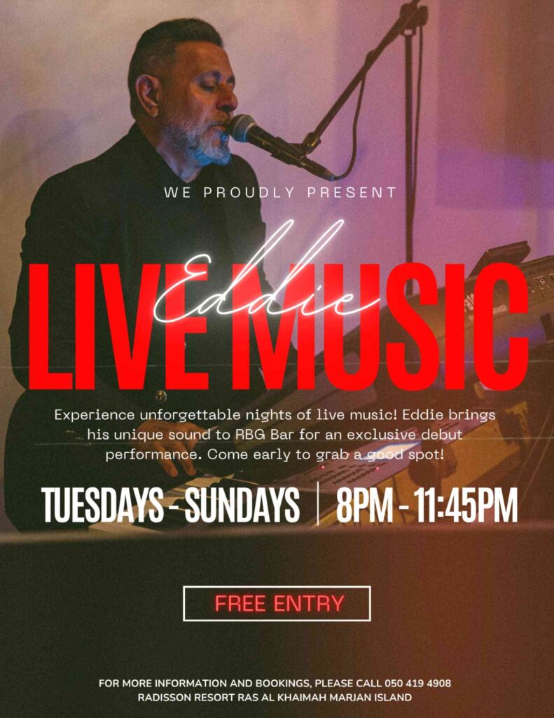 Live Music & DJ Nights at Radisson Resort Ras Al Khaimah