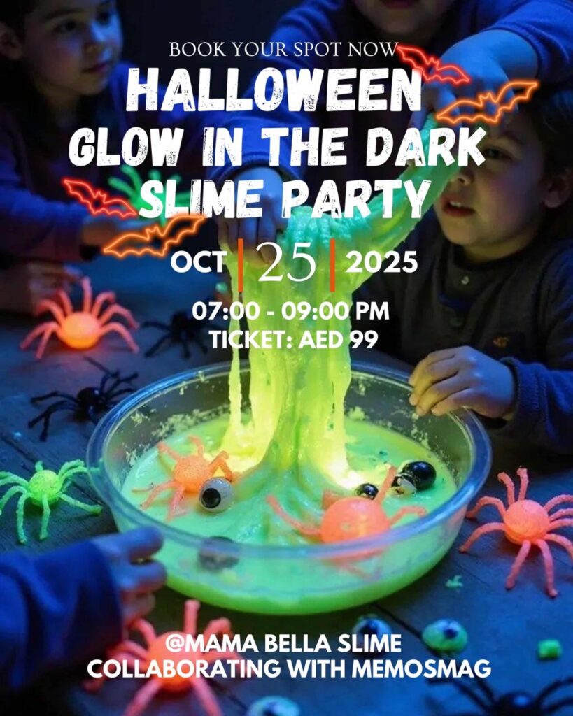 Halloween Glow In The Dark Slime Party
