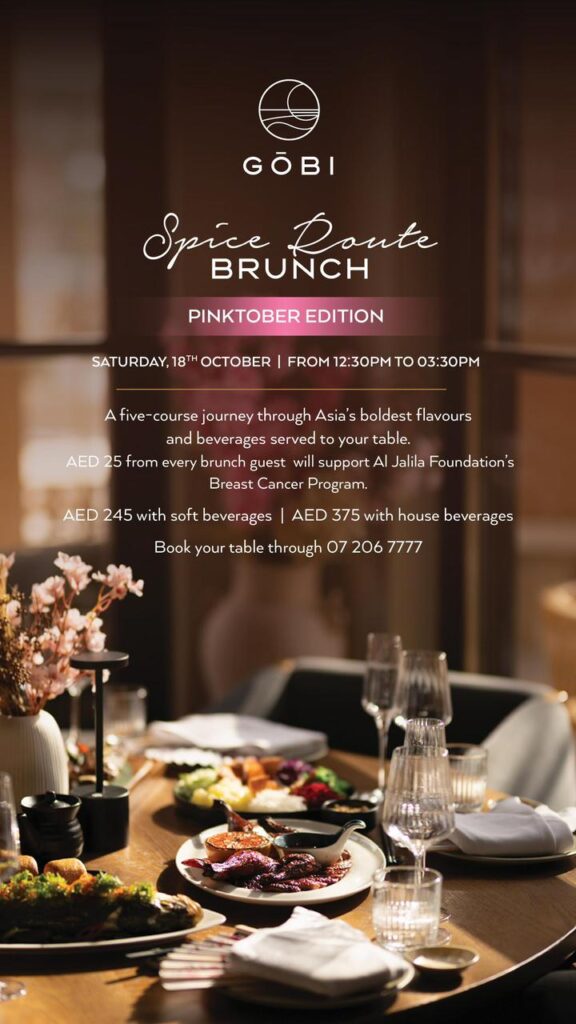 Pinktober Spice Route Brunch at GOBI