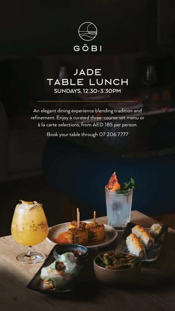 GOBI’s Jade Table Lunch