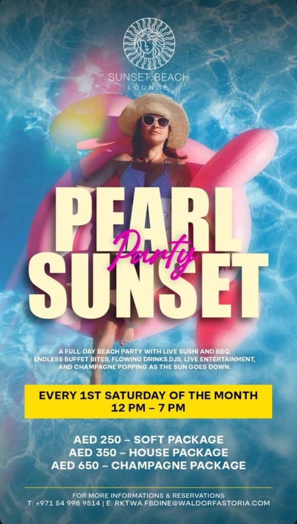 Pearl Sunset Party RAK