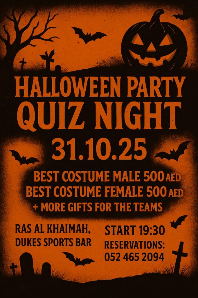 Halloween Party Quiz Night at Dukes!