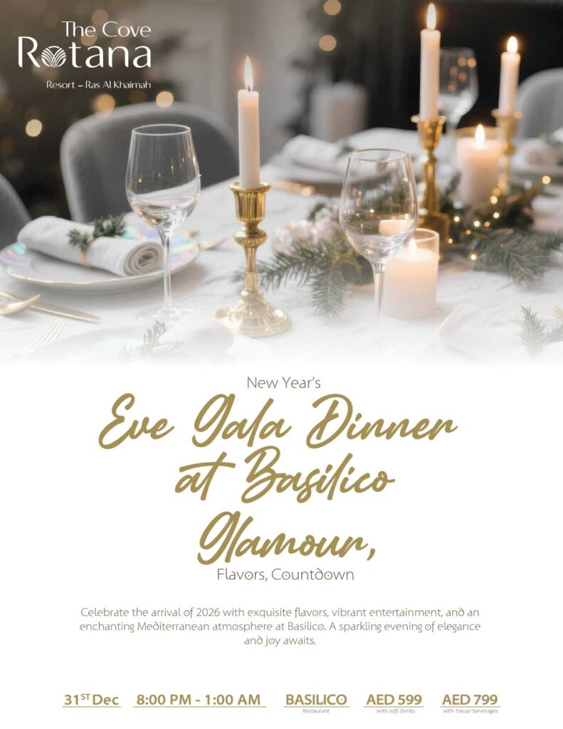 Celebrate Festive Season at Cove Rotana Ras Al Khaimah