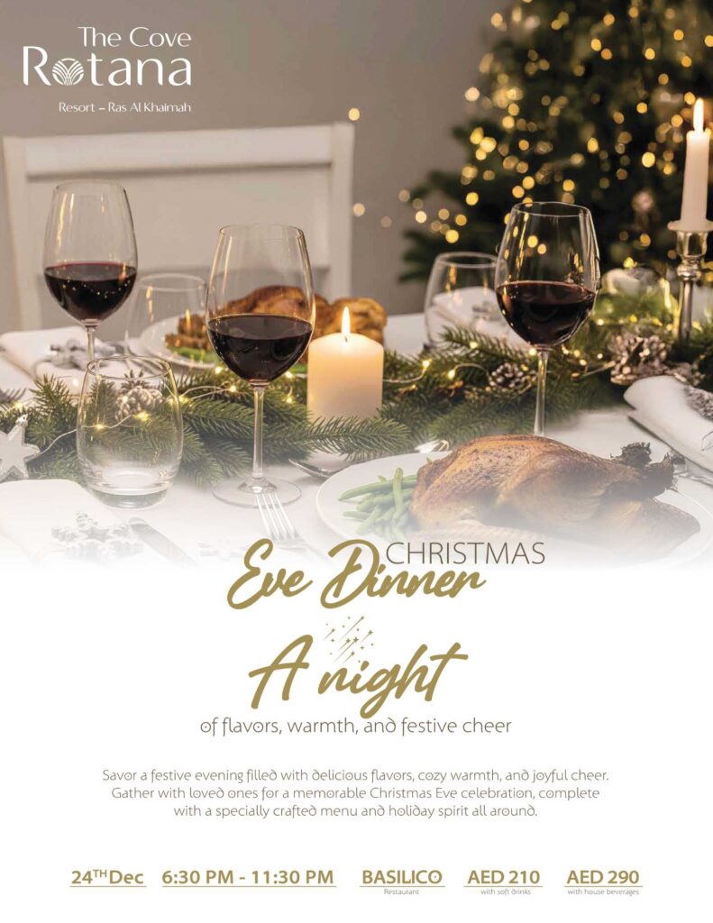 Celebrate Festive Season at Cove Rotana Ras Al Khaimah