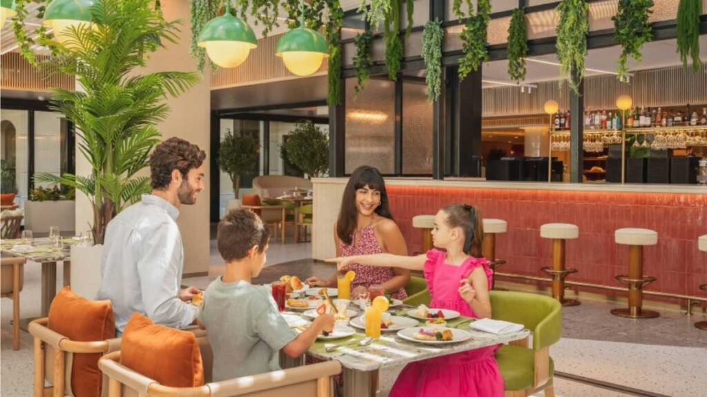 Festive themed buffet at the exchange