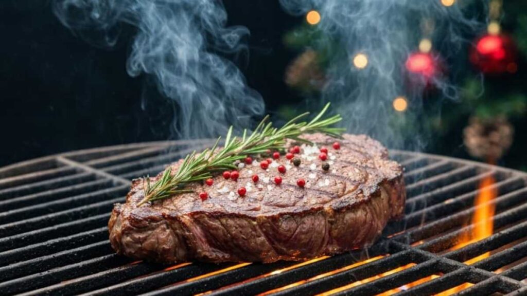 Flames of Christmas at Asado