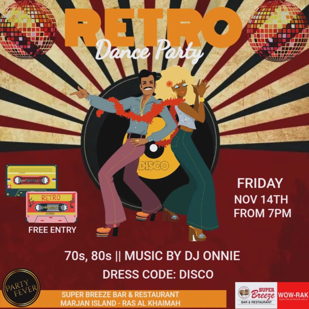 Retro Disco Dance party