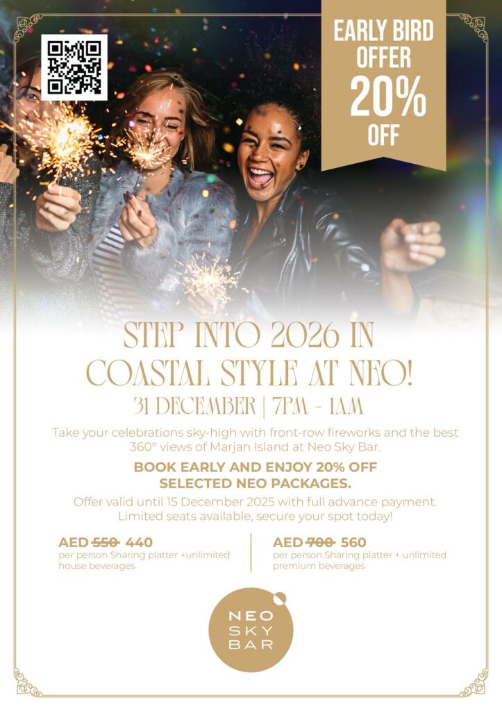 New Year’s Eve at Neo Sky Bar 360° Fireworks Views!