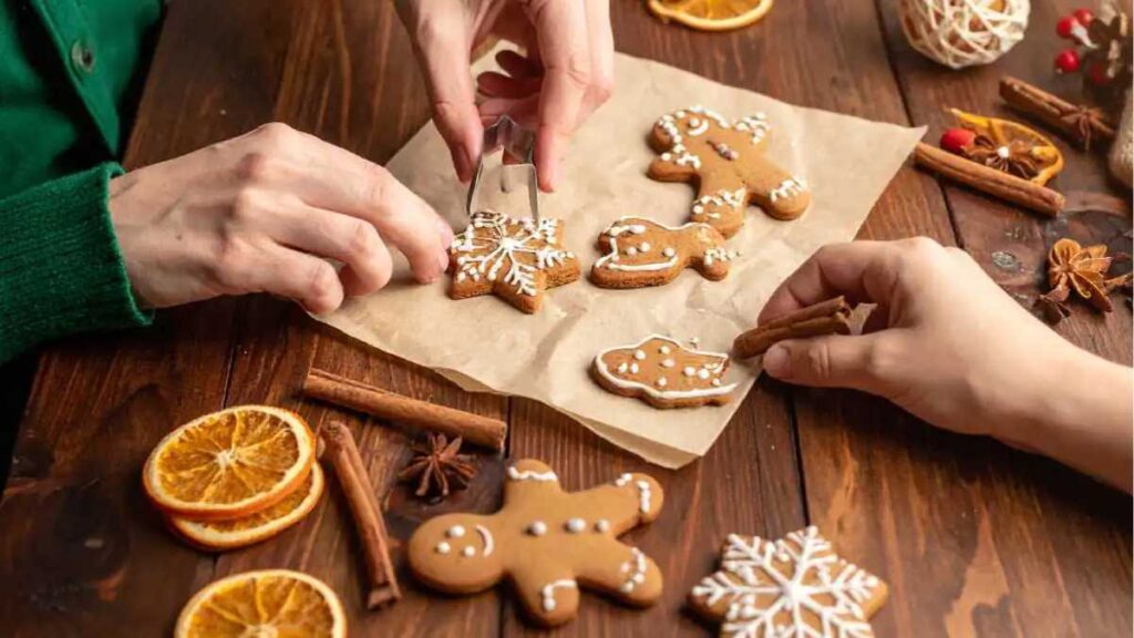 Cookie & gingerbread decorating at DoubleTree