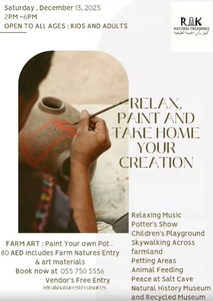 A Creative Afternoon at RAK Nature’s Treasures!