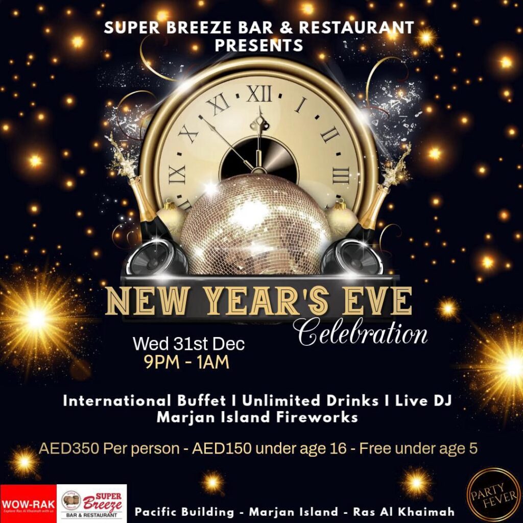 New Year's Eve Celebration at Super Breeze bar