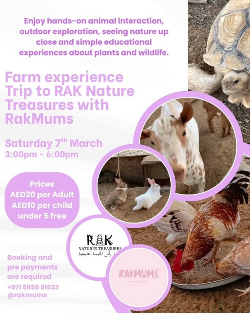 Farm Experience Trip to RAK Nature Treasures with RakMums