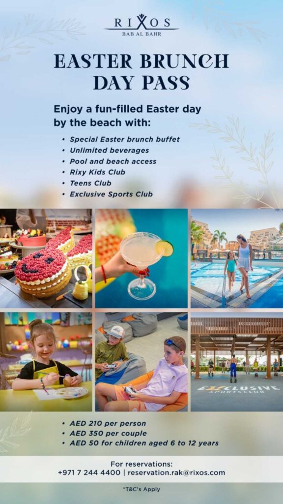 Easter Brunch Day Pass at Rixos