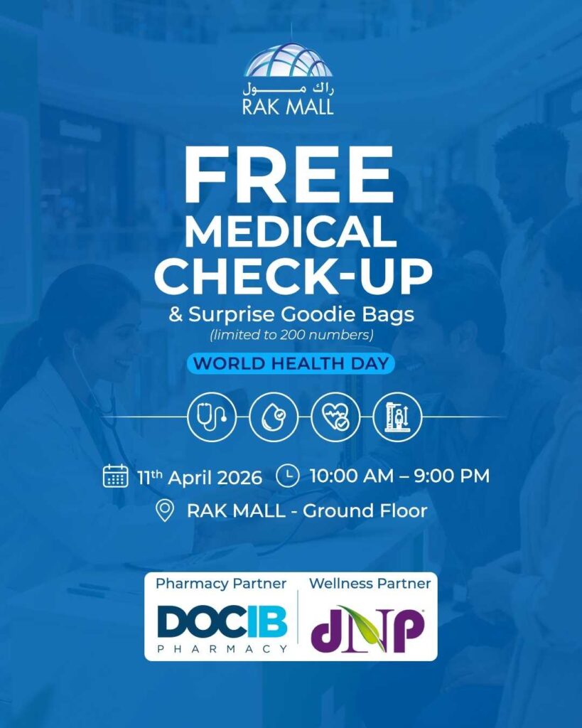 FREE Medical Check-Up at RAK Mall