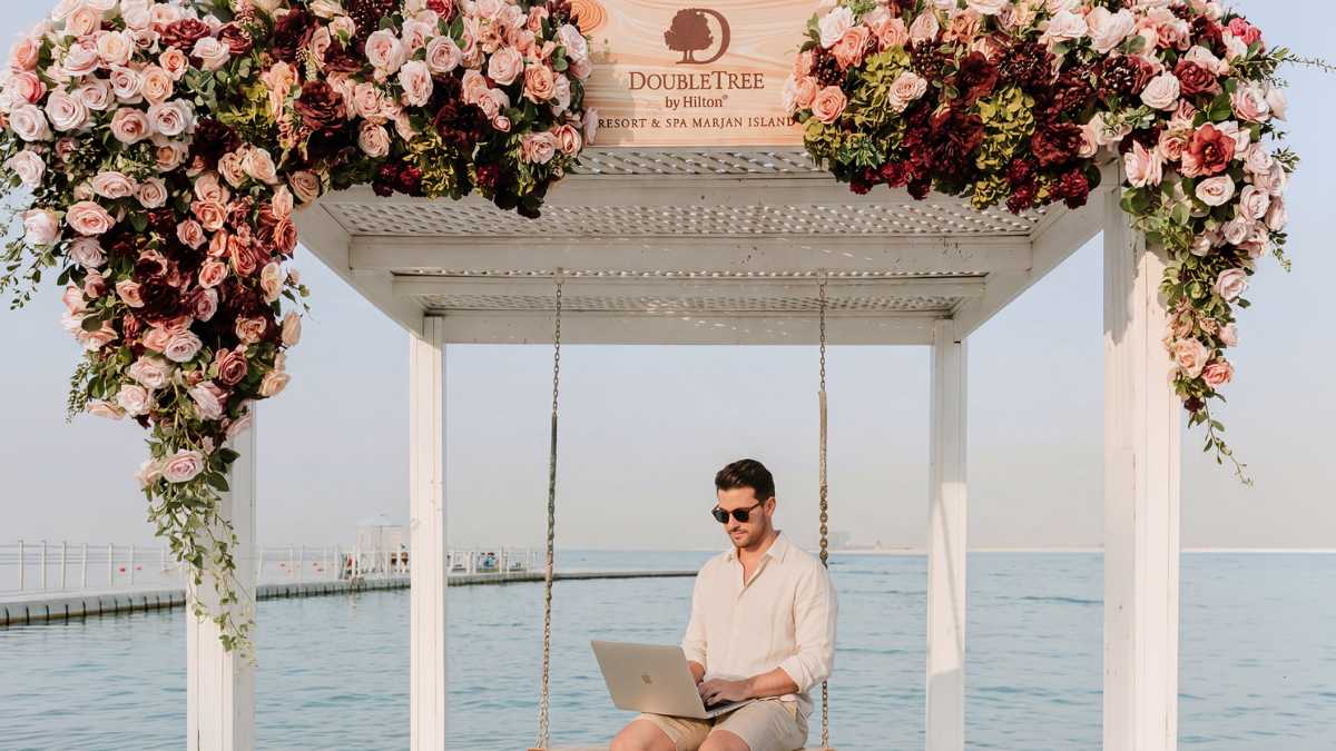 Work From a Sea View at DoubleTree by Hilton Resort & SPA Marjan Island